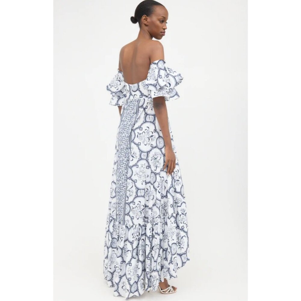 NWT Andres Otalora Raquira Off Shoulder Gown - Picture 3 of 12